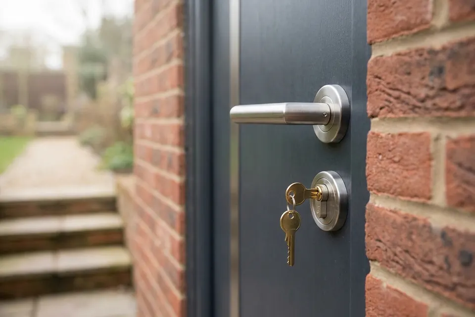 Voordeur met veiligheidscilinder